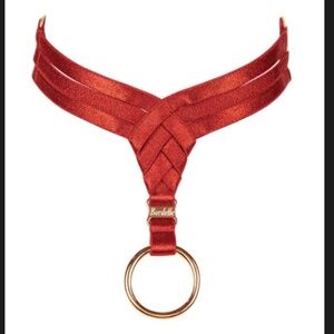 Bordelle Asobi choker and single tummy garter/belt